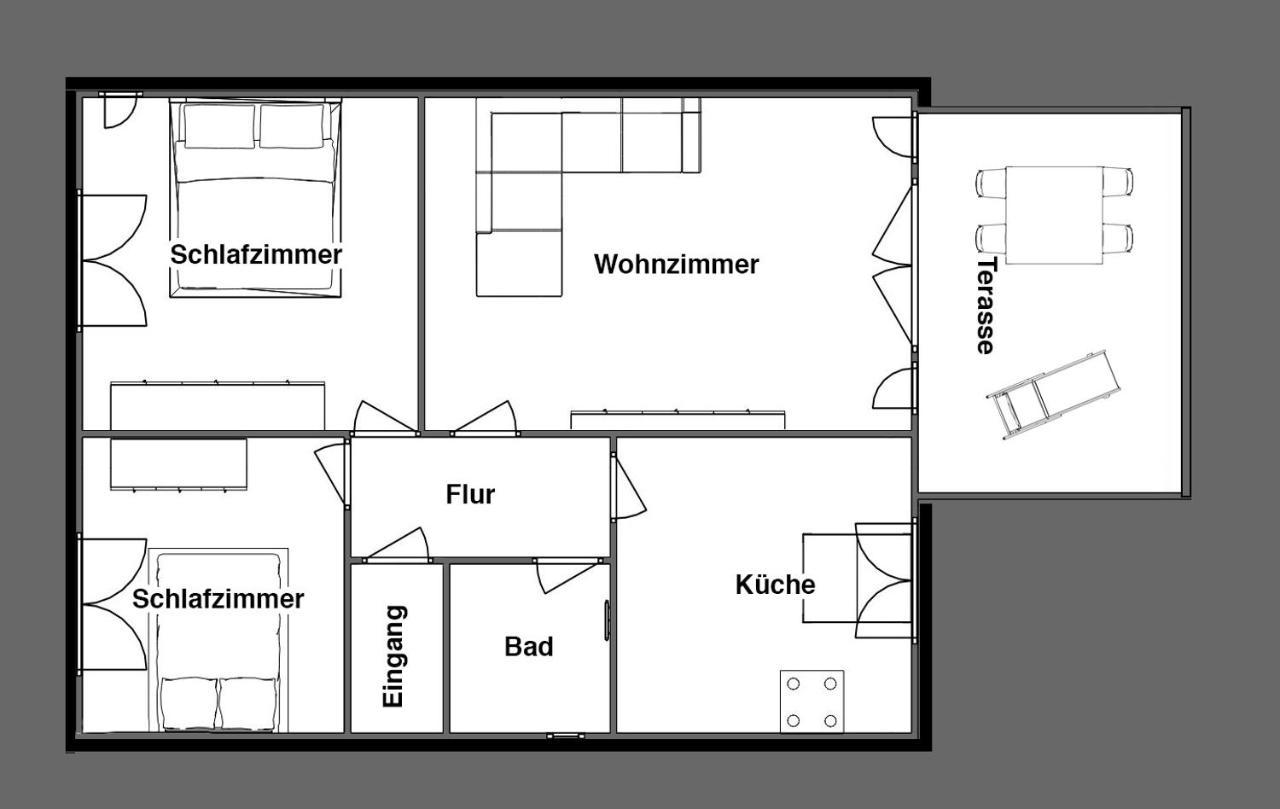 Ferienwohnung Gooss Cuxhaven Bagian luar foto